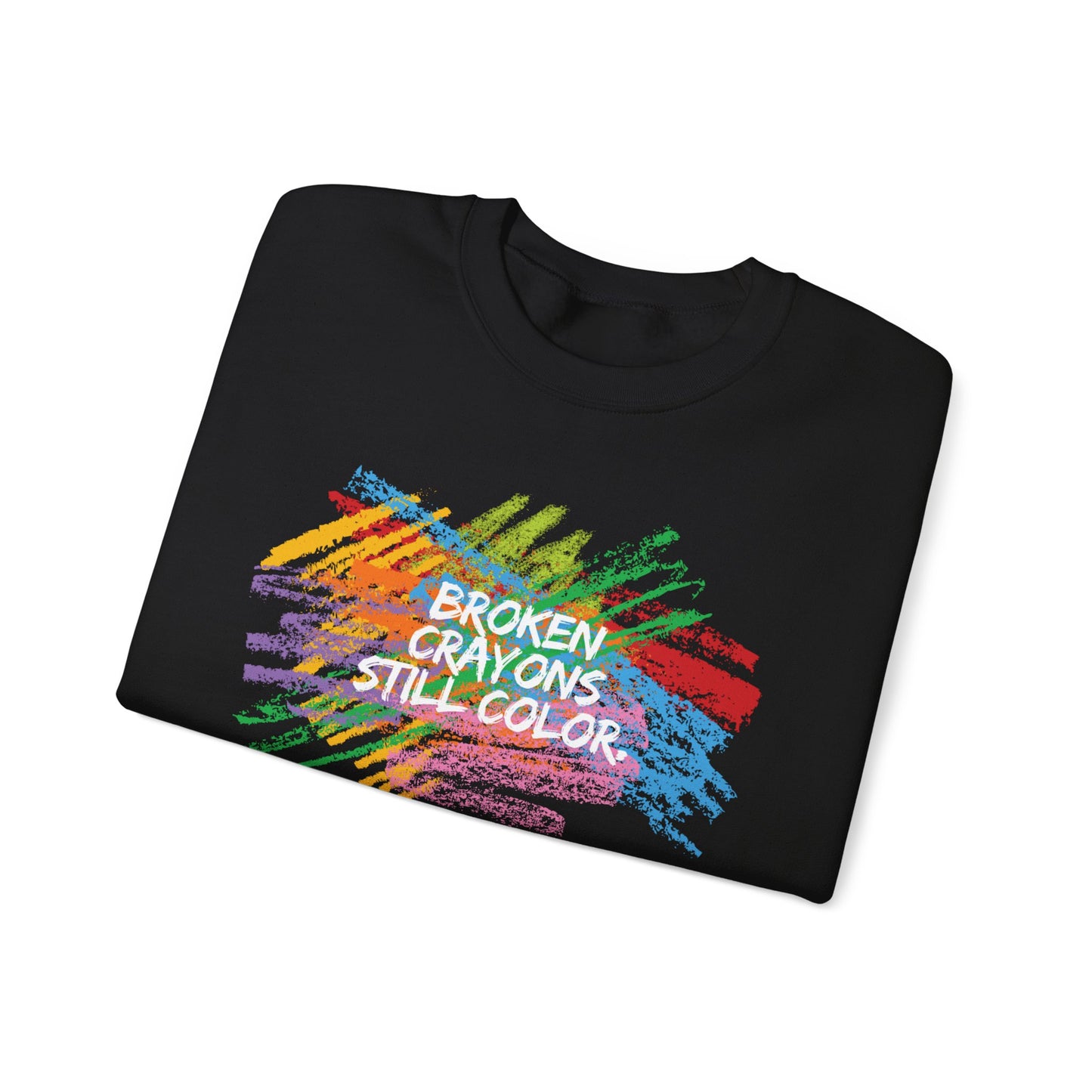 Broken Crayons Crew Sweatshirt