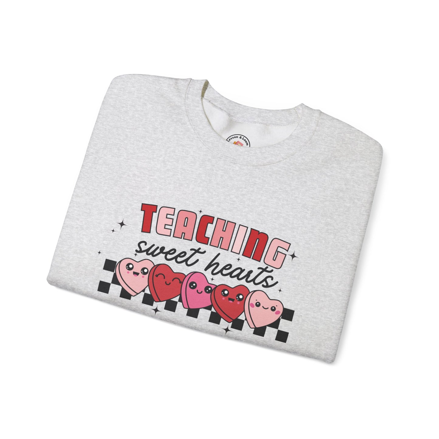 Teaching Sweet Hearts Crew Sweatshirt