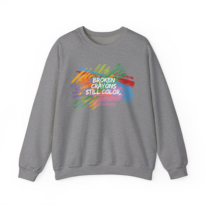 Broken Crayons Crew Sweatshirt