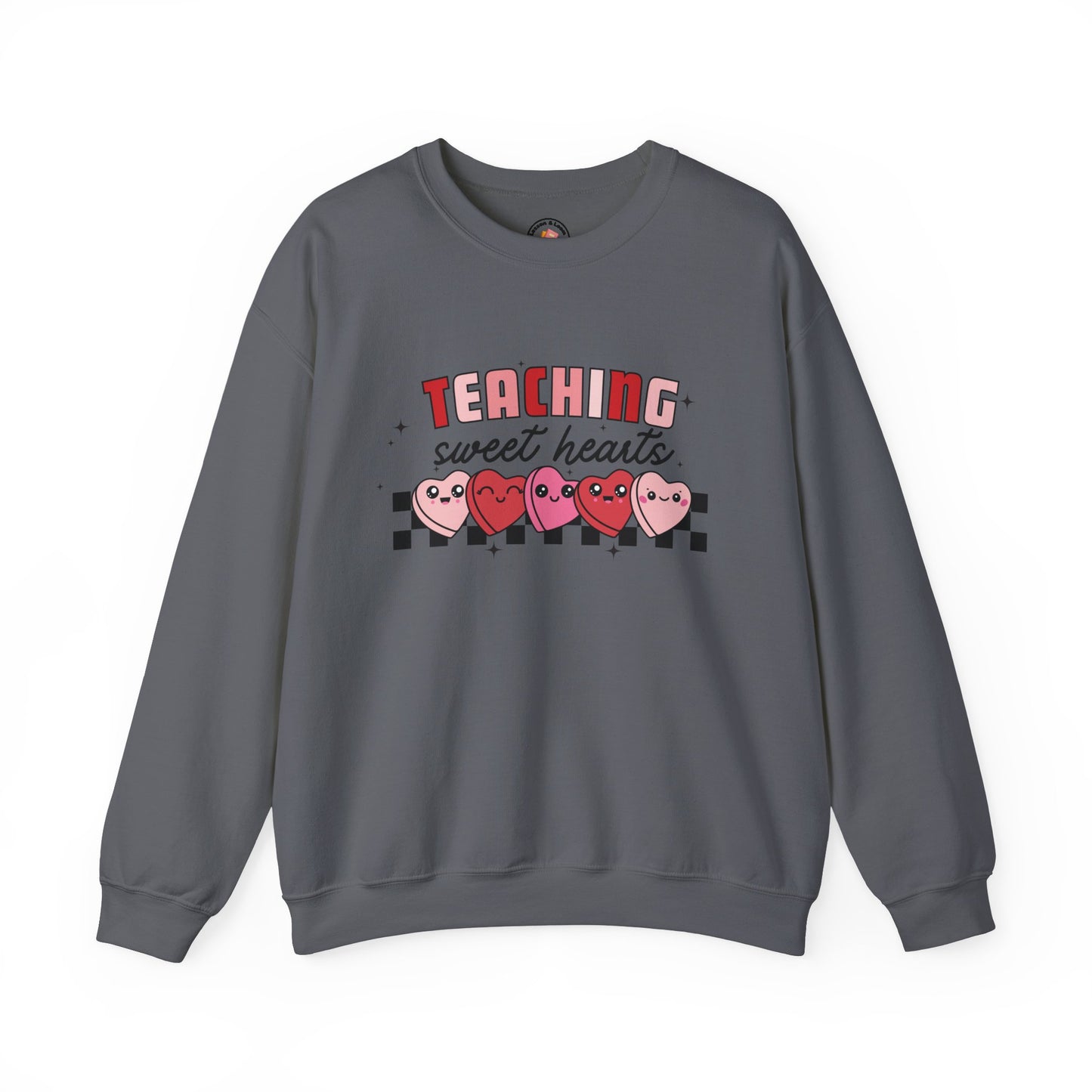 Teaching Sweet Hearts Crew Sweatshirt