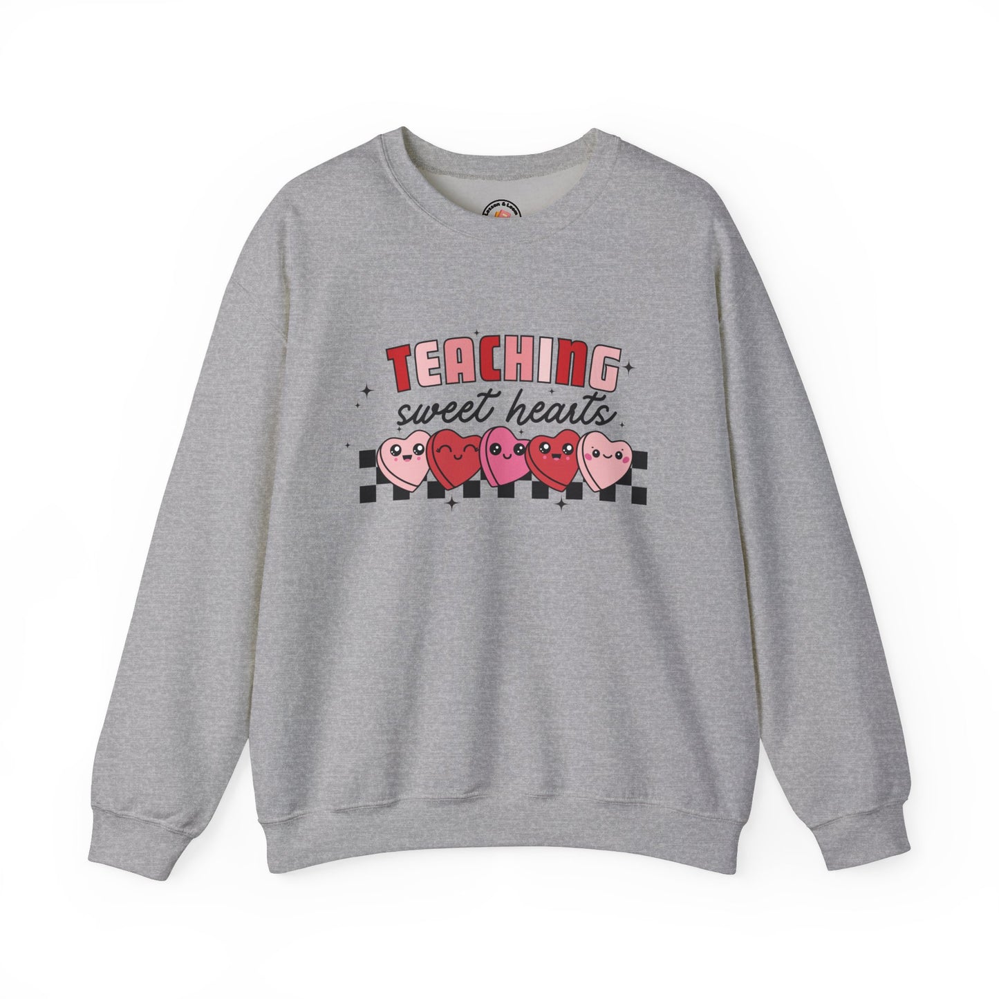 Teaching Sweet Hearts Crew Sweatshirt