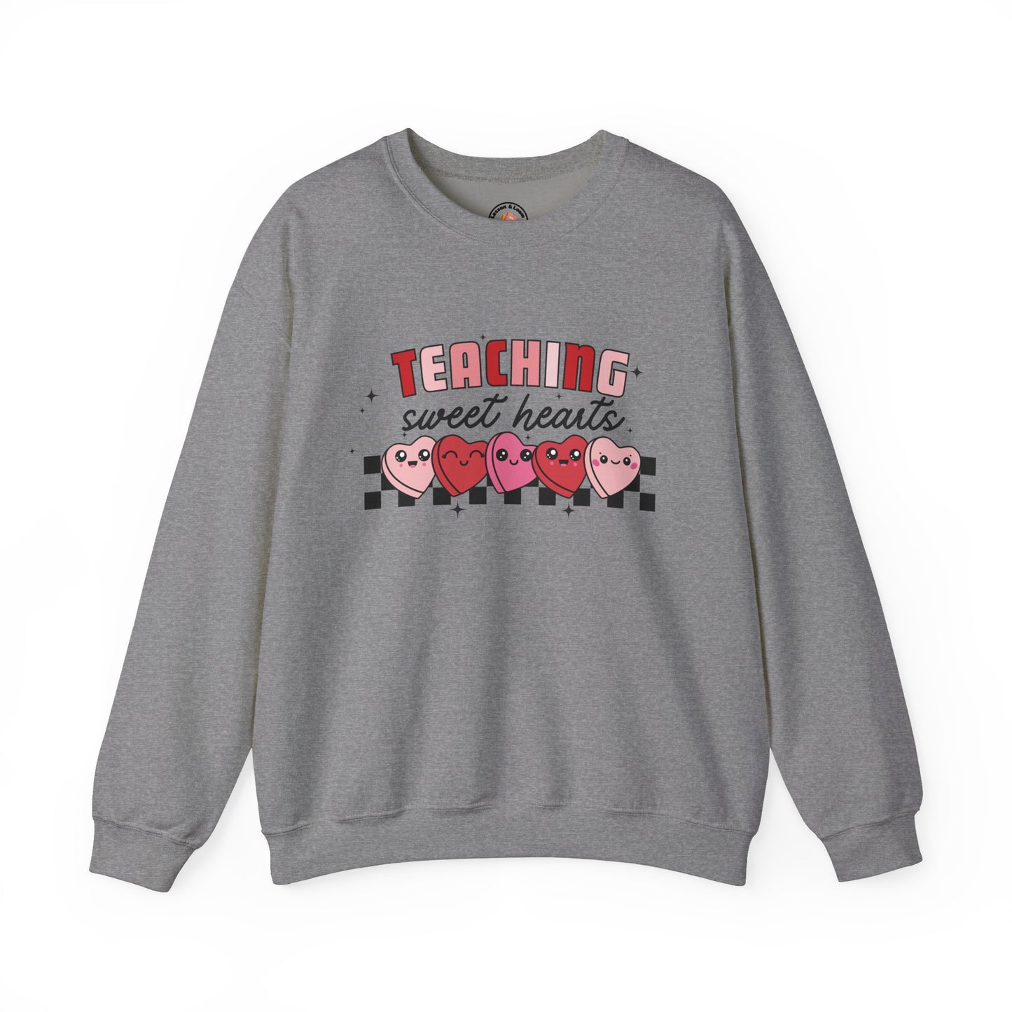 Teaching Sweet Hearts Crew Sweatshirt