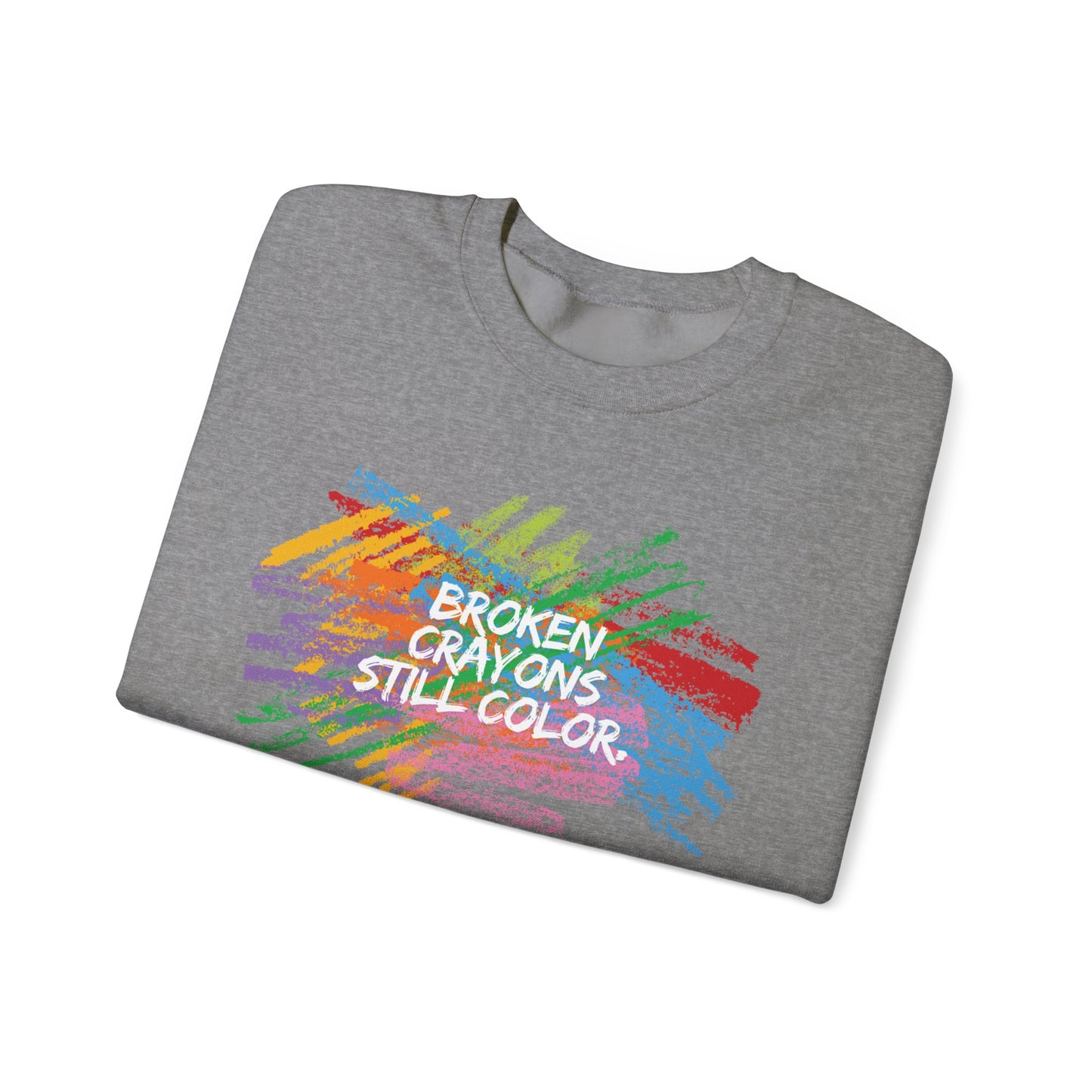 Broken Crayons Crew Sweatshirt