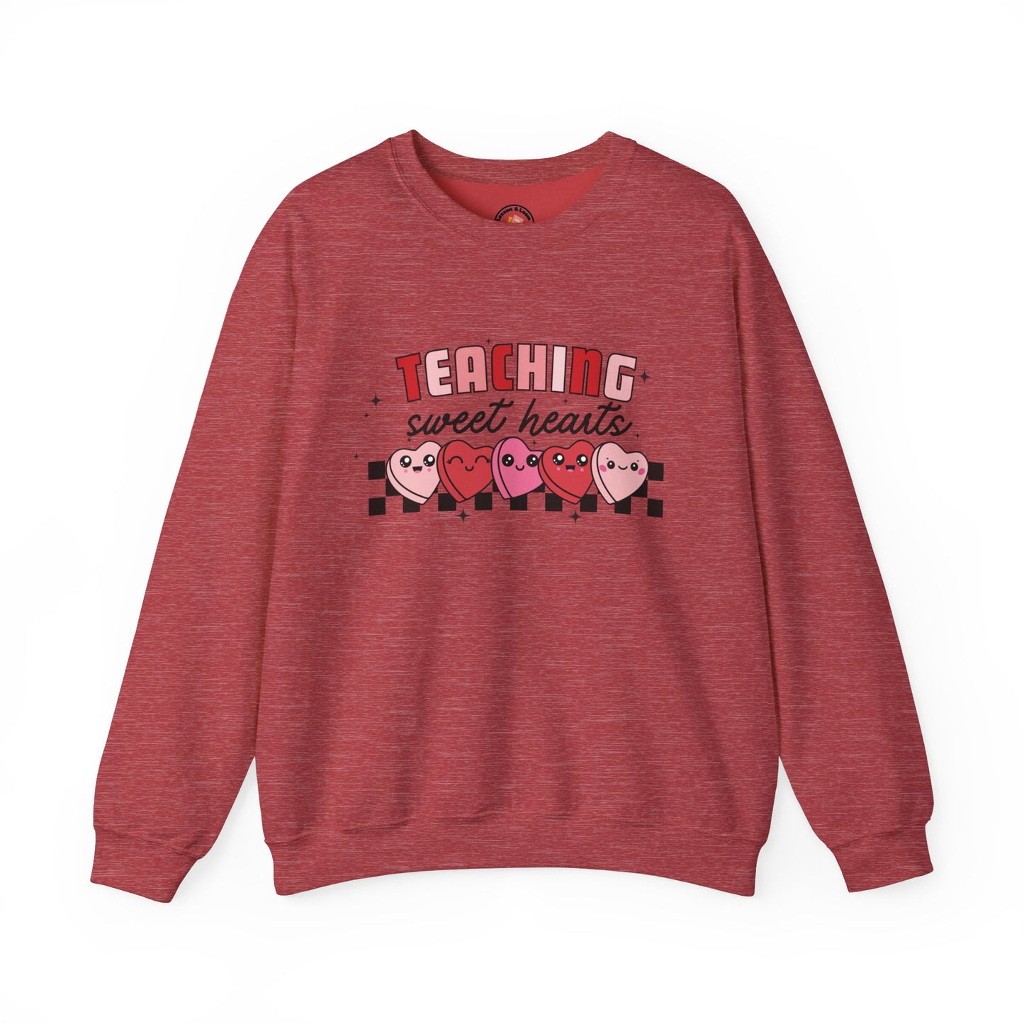 Teaching Sweet Hearts Crew Sweatshirt