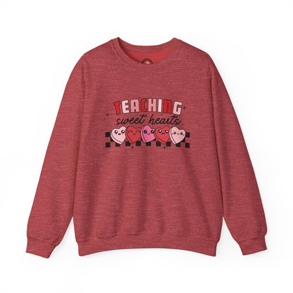 Teaching Sweet Hearts Crew Sweatshirt