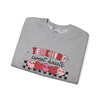 Teaching Sweet Hearts Crew Sweatshirt