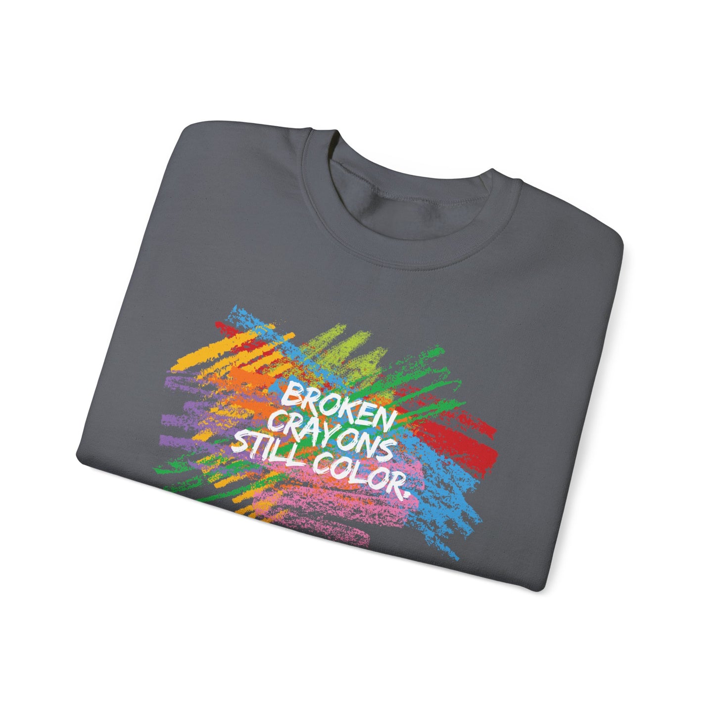 Broken Crayons Crew Sweatshirt