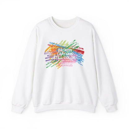 Broken Crayons Crew Sweatshirt