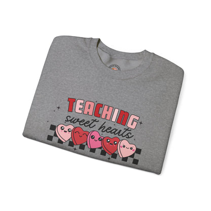 Teaching Sweet Hearts Crew Sweatshirt