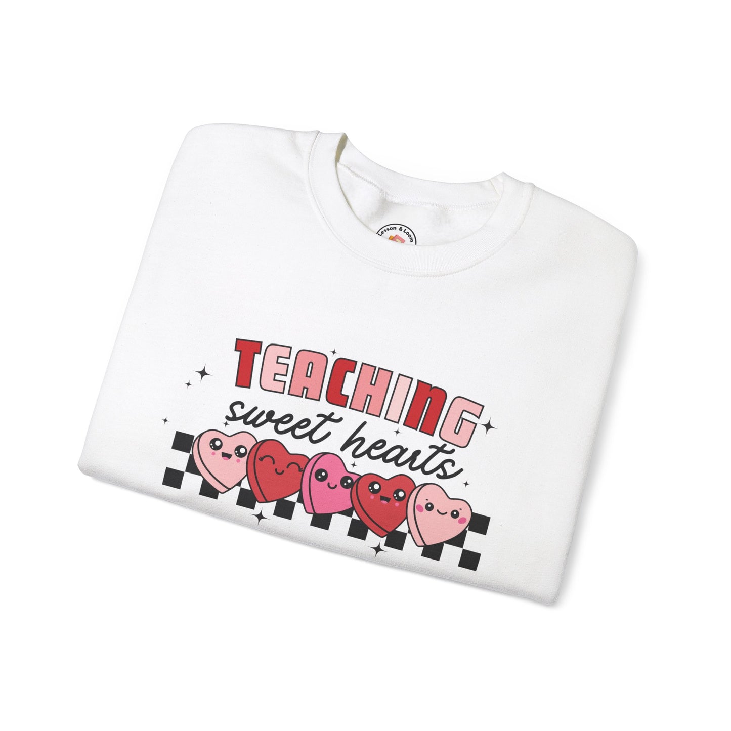 Teaching Sweet Hearts Crew Sweatshirt