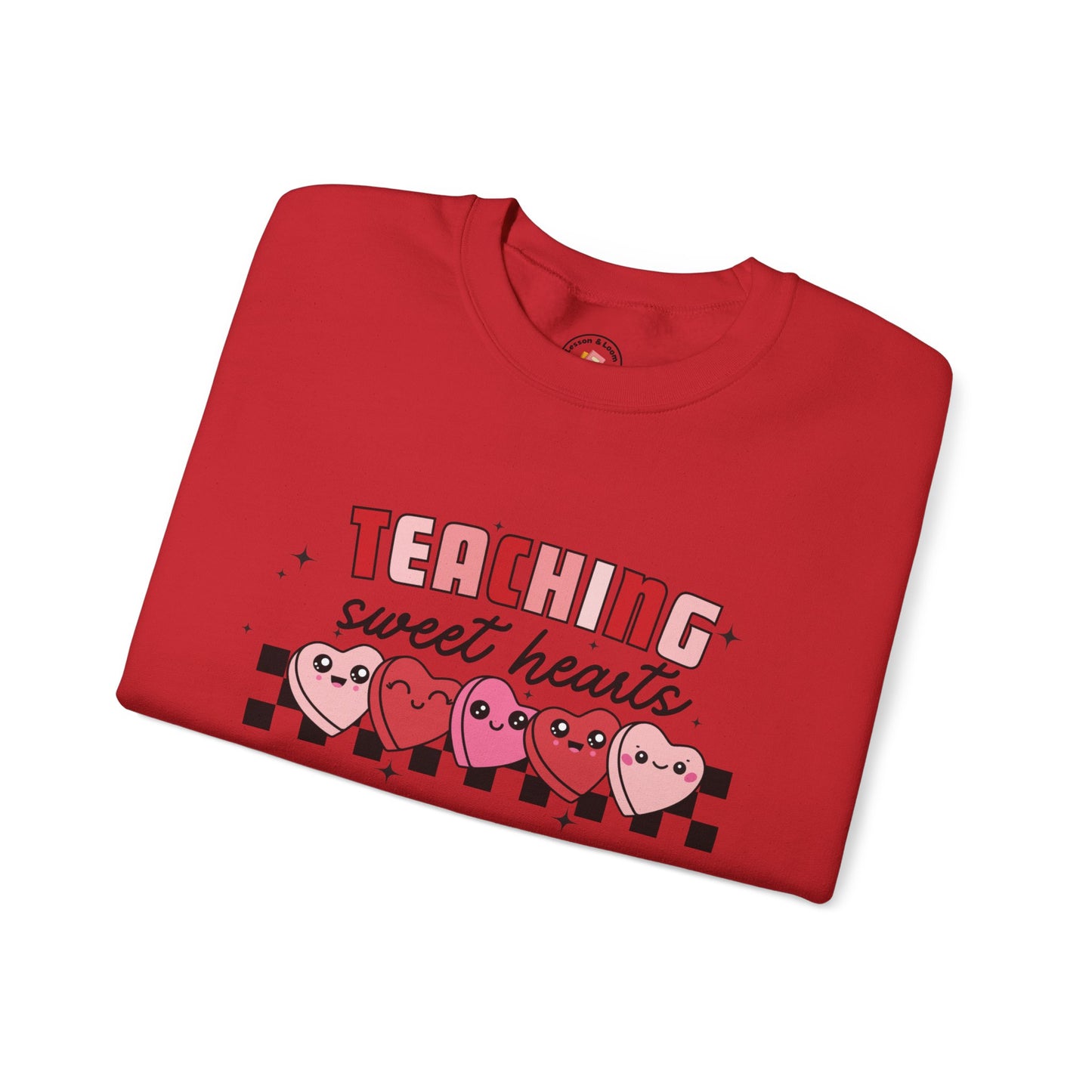 Teaching Sweet Hearts Crew Sweatshirt