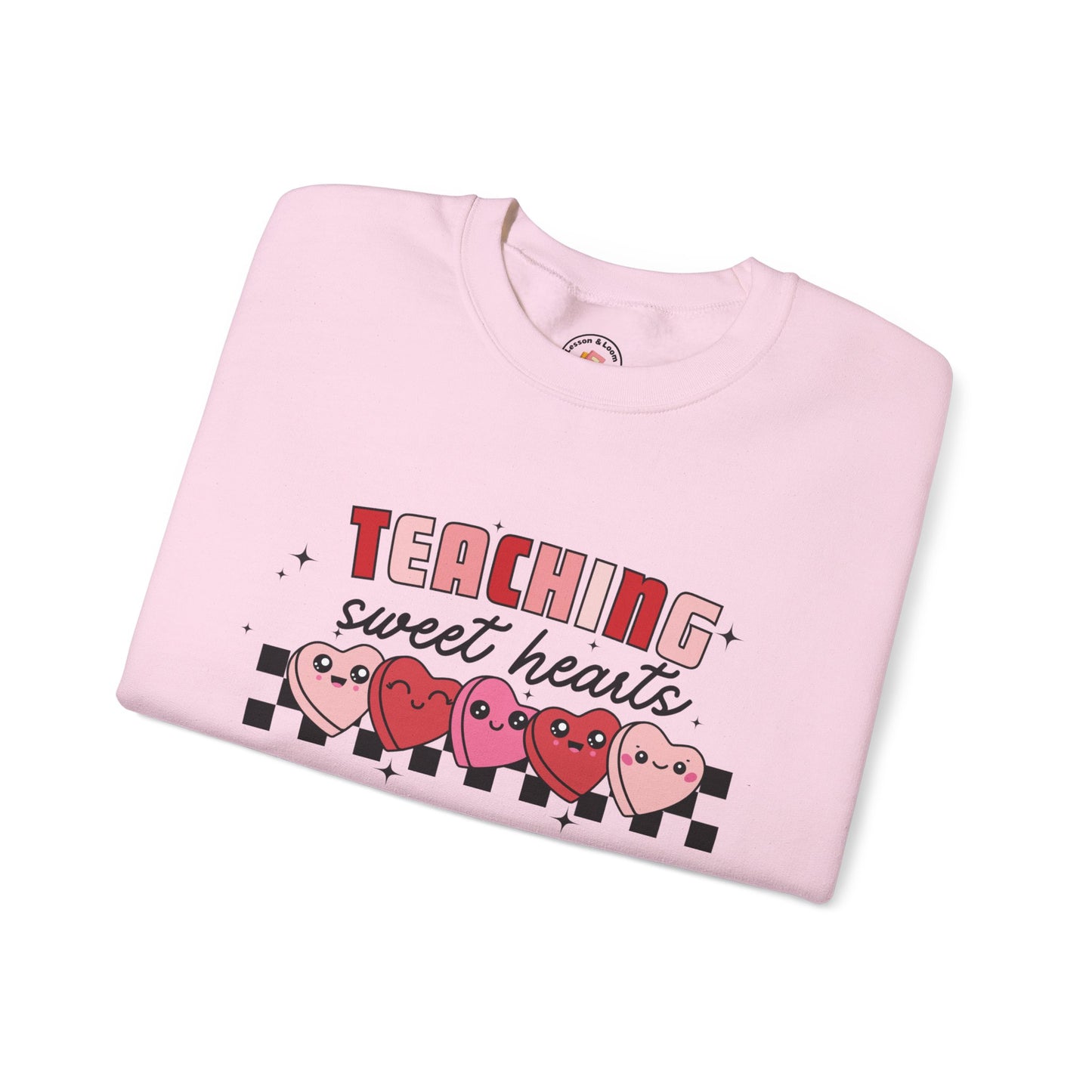 Teaching Sweet Hearts Crew Sweatshirt