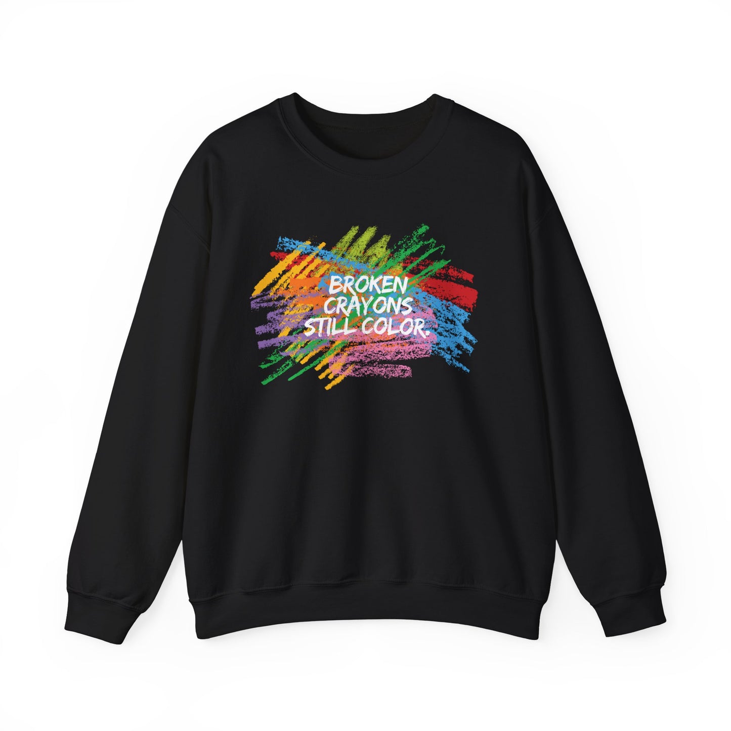 Broken Crayons Crew Sweatshirt